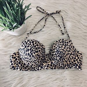 Victoria’s secret cheetah getaway  bikini top 34A